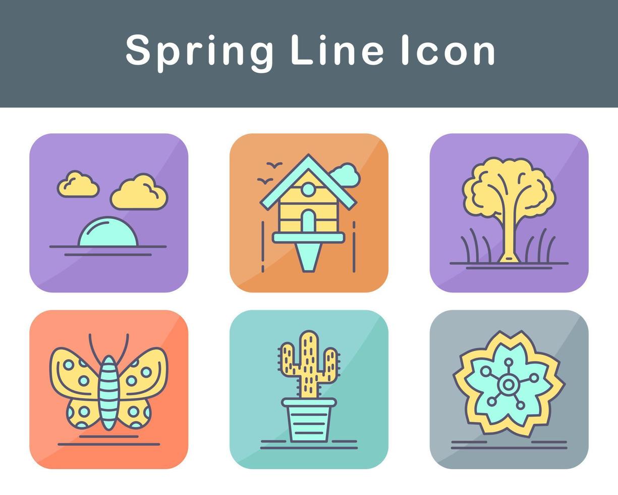 Spring Vector Icon Set