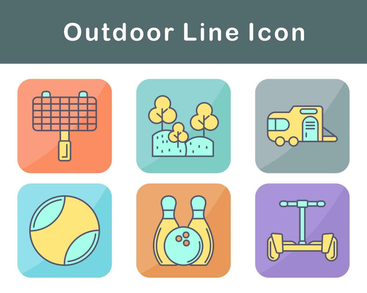 Outdoor Vector Icon Set