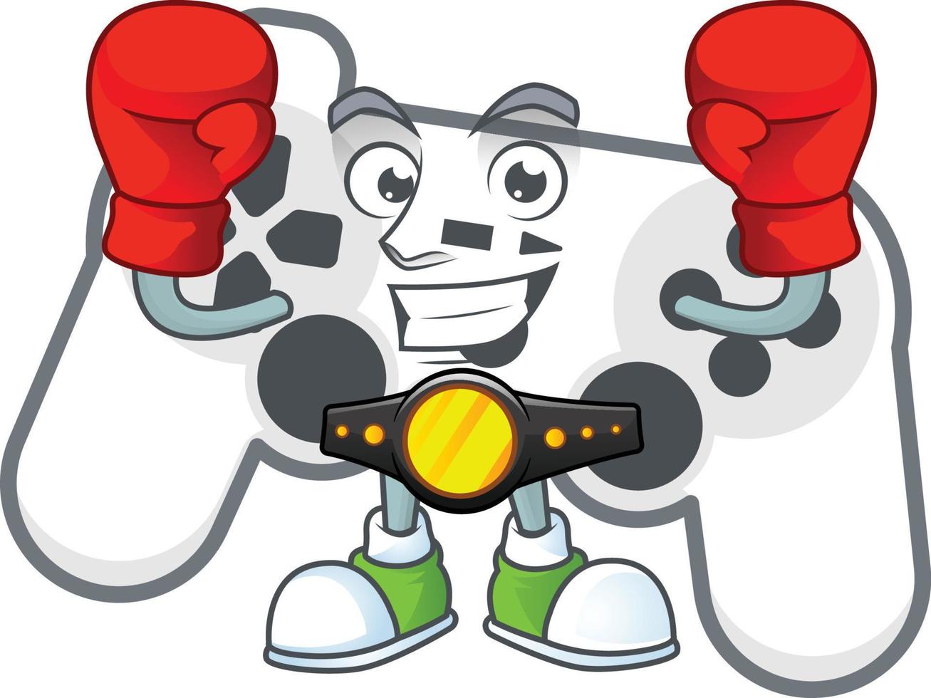 White joystick icon design vector