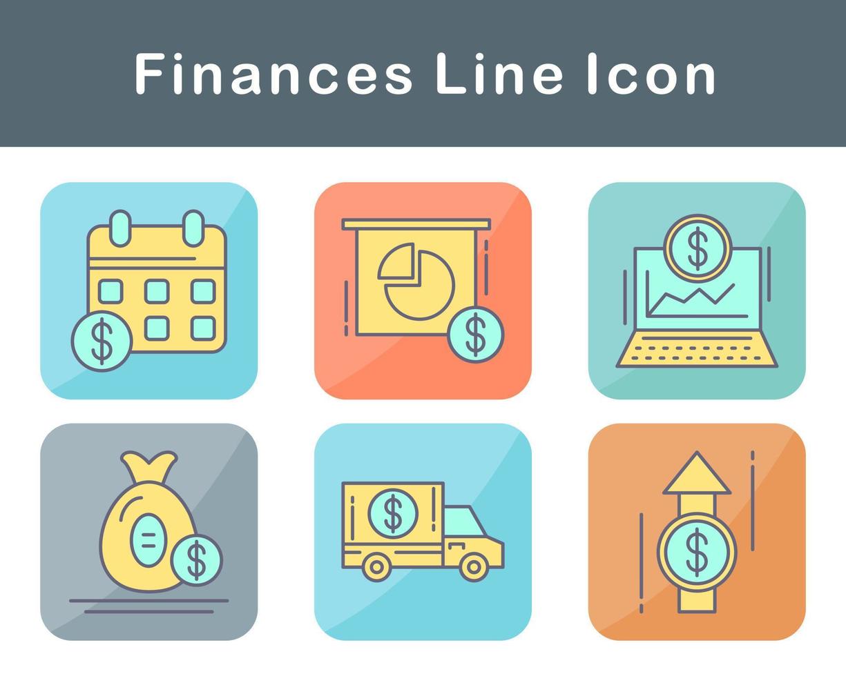 Finances Vector Icon Set