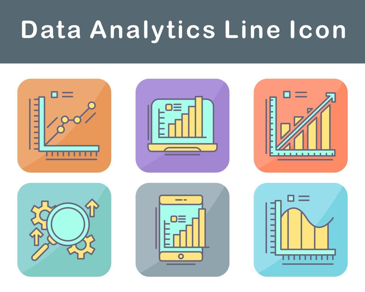 Data Analytics Vector Icon Set 20648217 Vector Art at Vecteezy