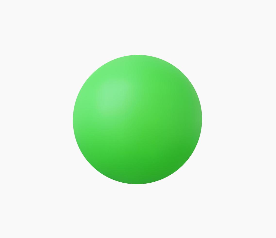 3d Realistic Sphere icon vector illustration