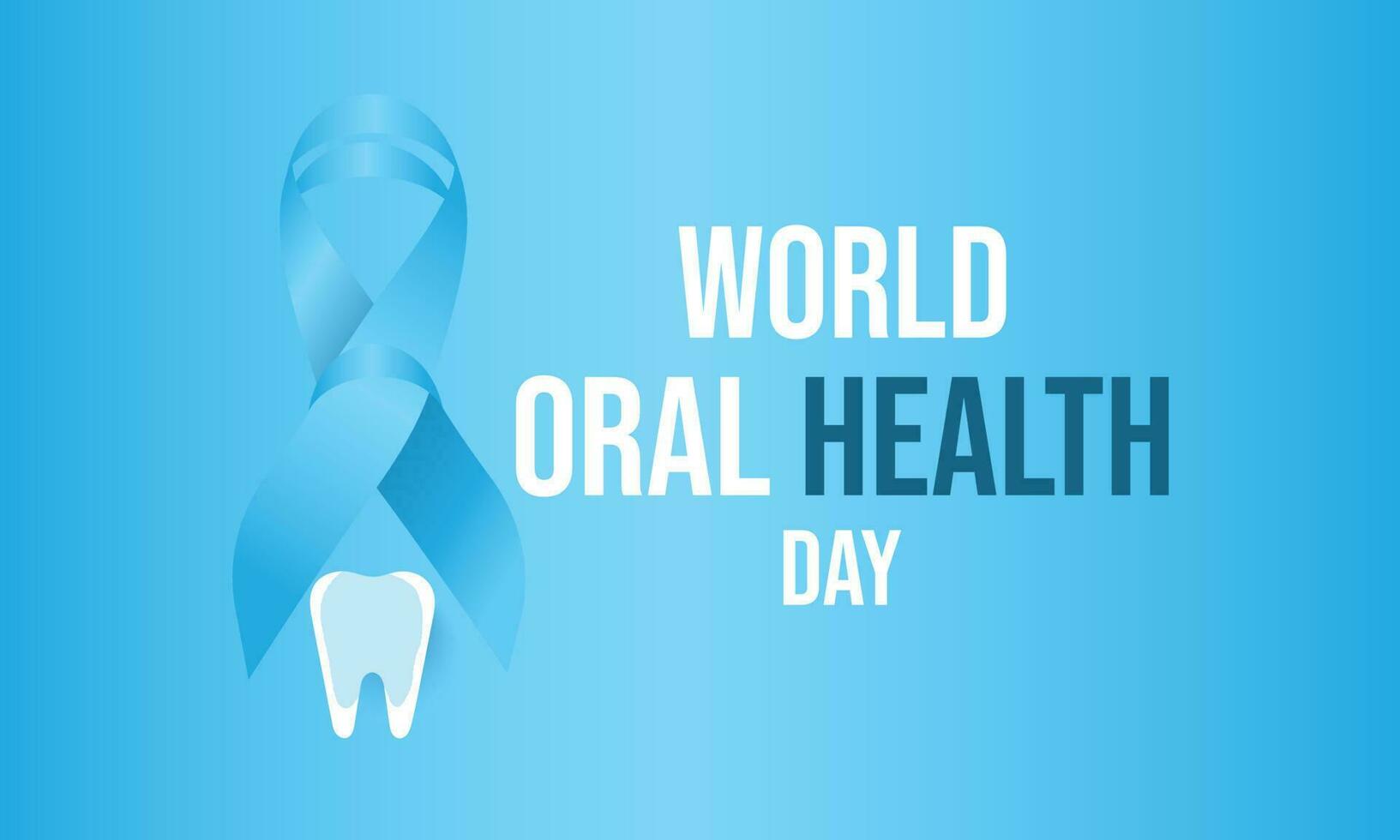 World oral health day. template for background, banner, card, poster vector