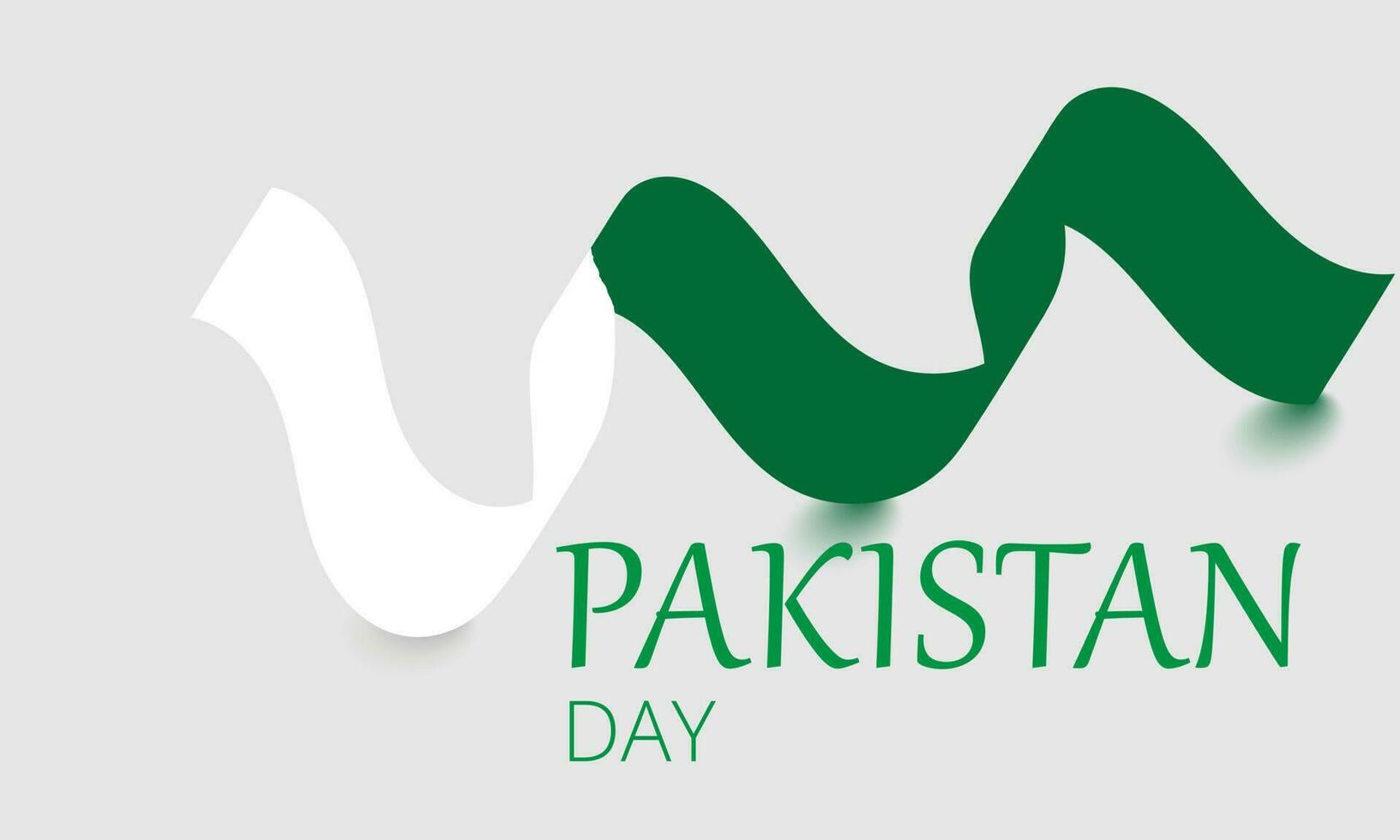 Pakistan Resolution Day. Background Design. Greeting Card, Banner, Poster. vector