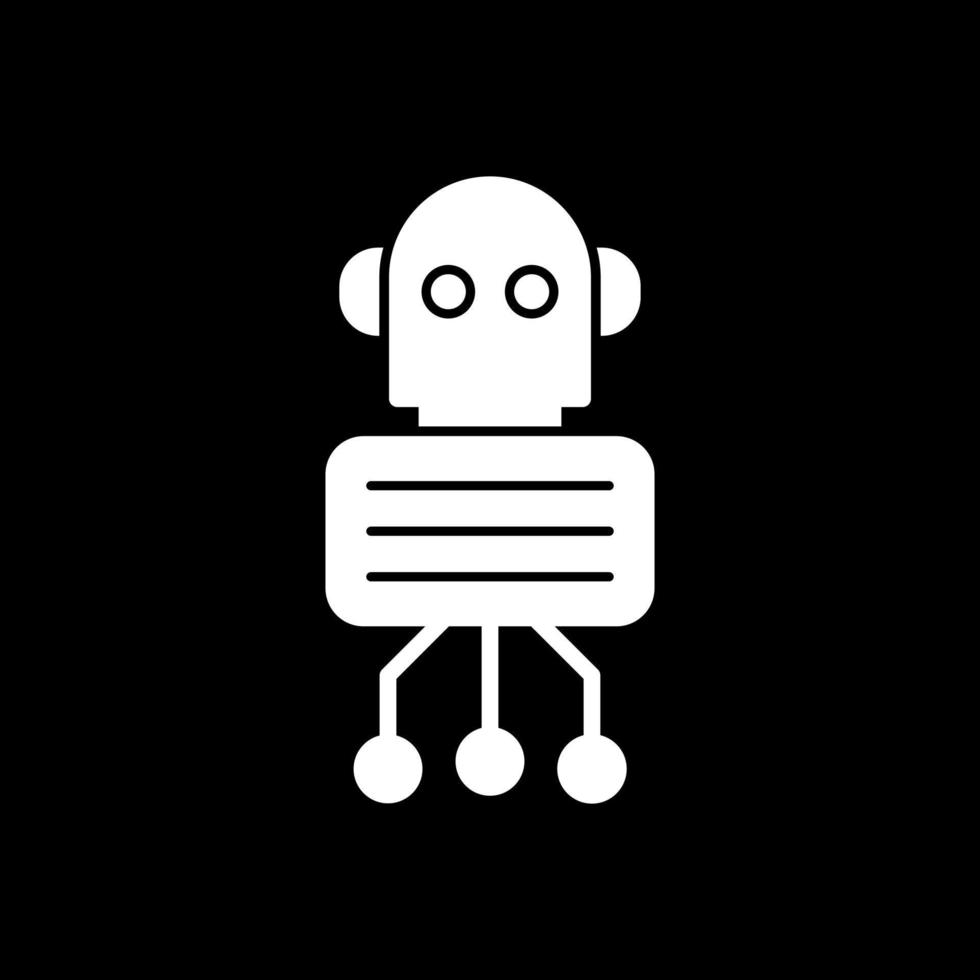 Nano Robot Vector Icon Design