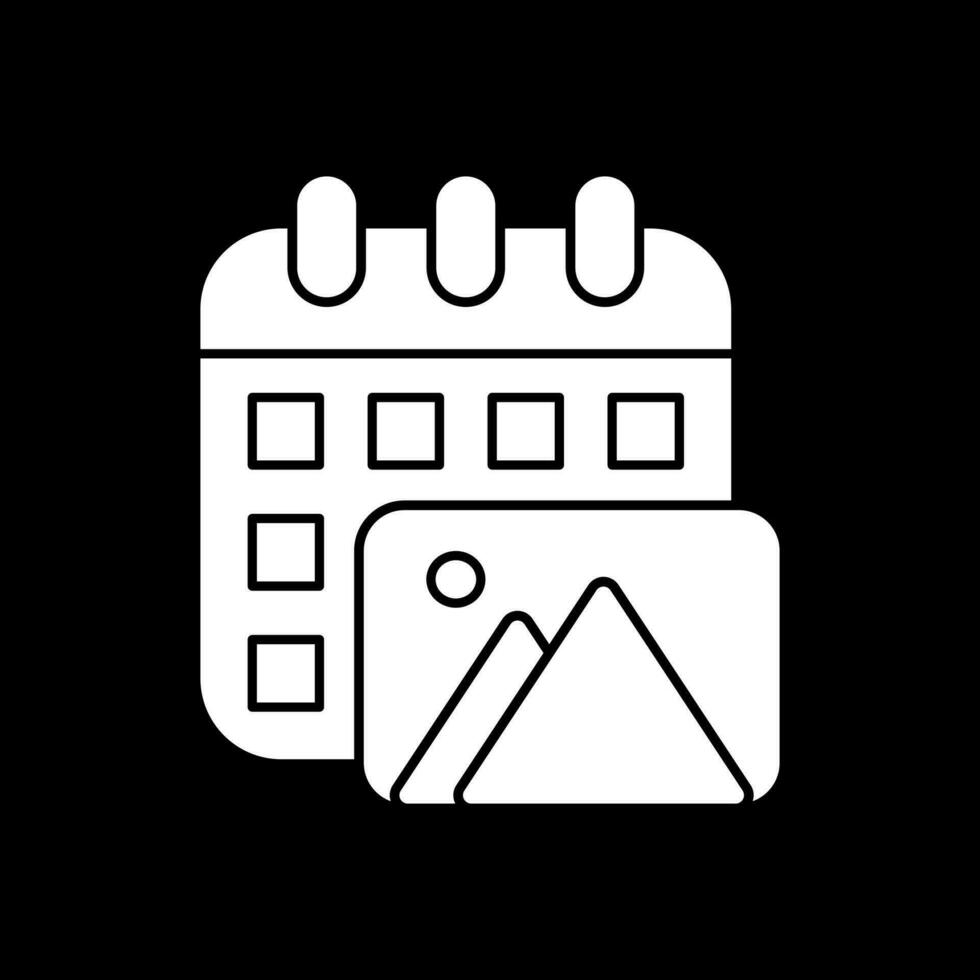 Content Calendar Vector Icon Design
