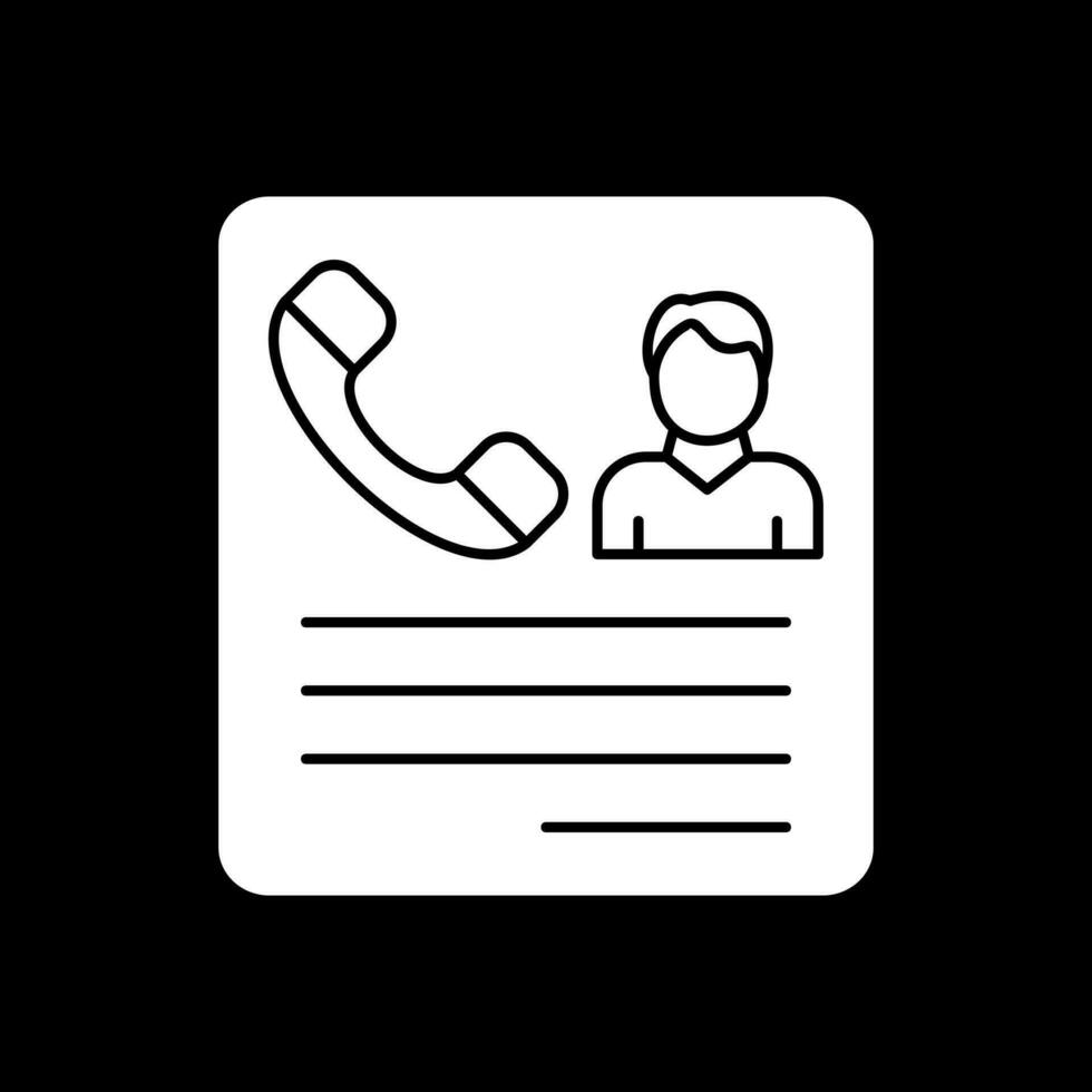 Contacting Candidates Vector Icon Design
