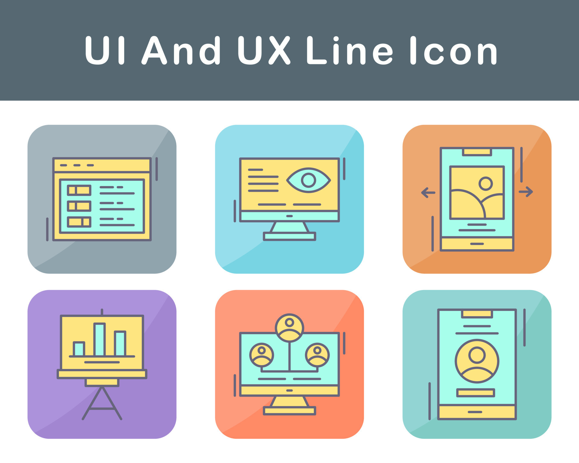 UI And UX Vector Icon Set 20650286 Vector Art at Vecteezy