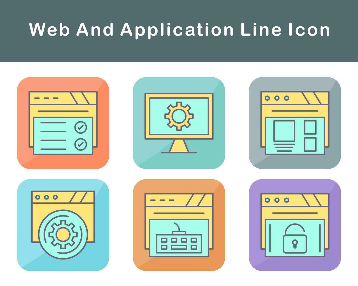 Web And Application Vector Icon Set