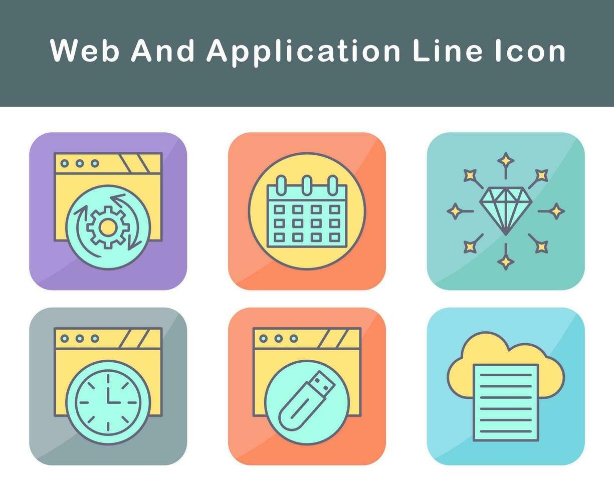 Web And Application Vector Icon Set