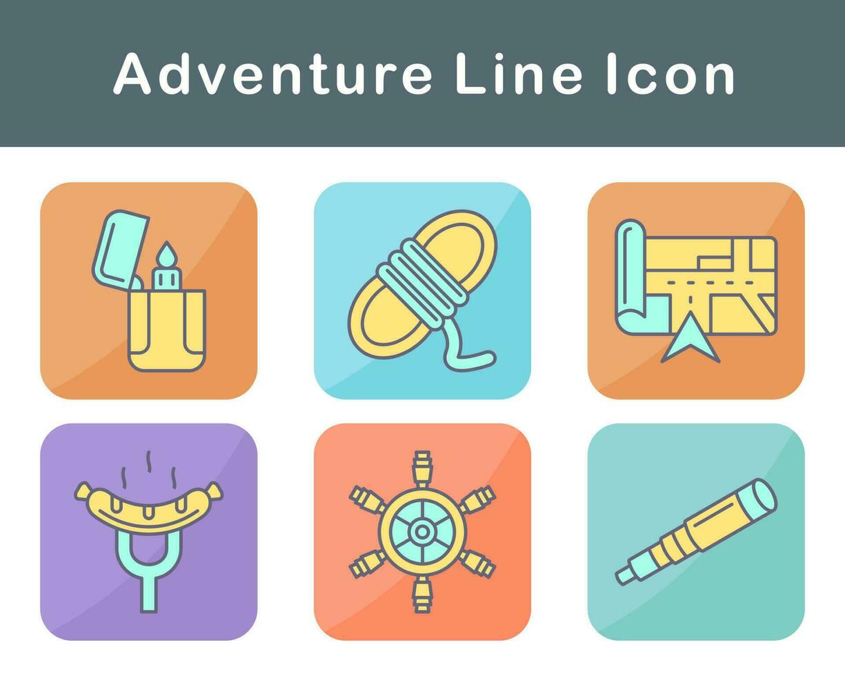 Adventure Vector Icon Set