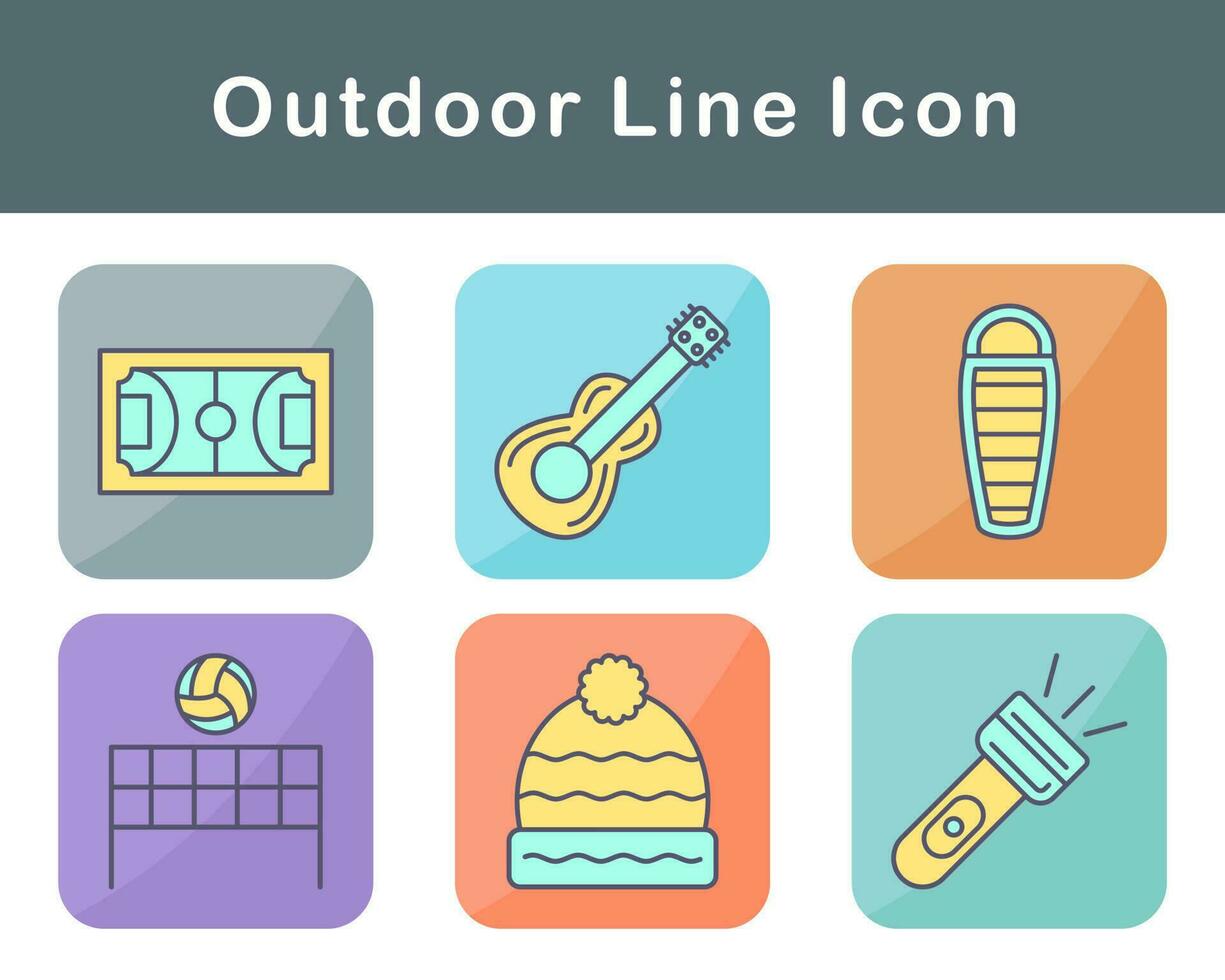 Outdoor Vector Icon Set