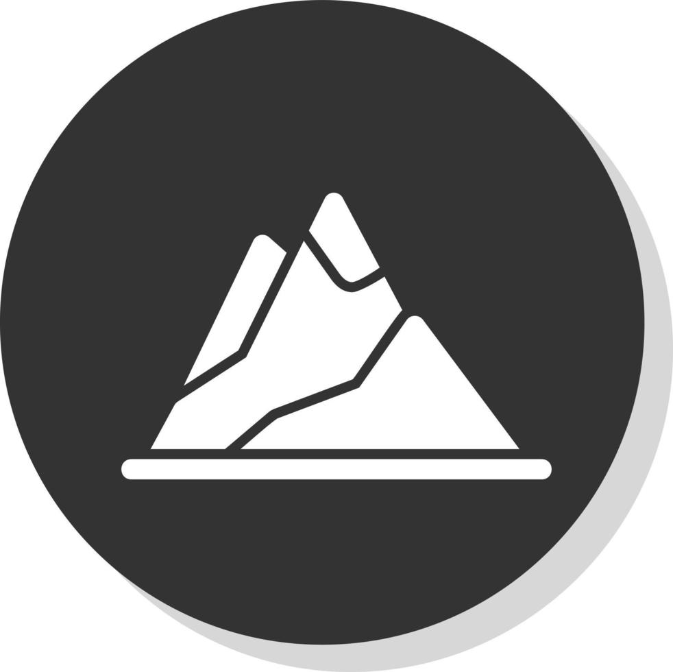 Mountains Vector Icon Design