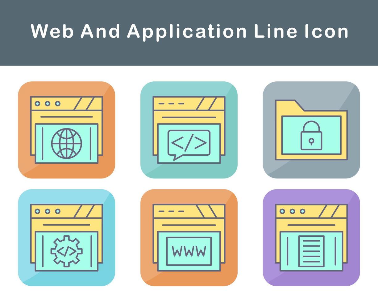 Web And Application Vector Icon Set