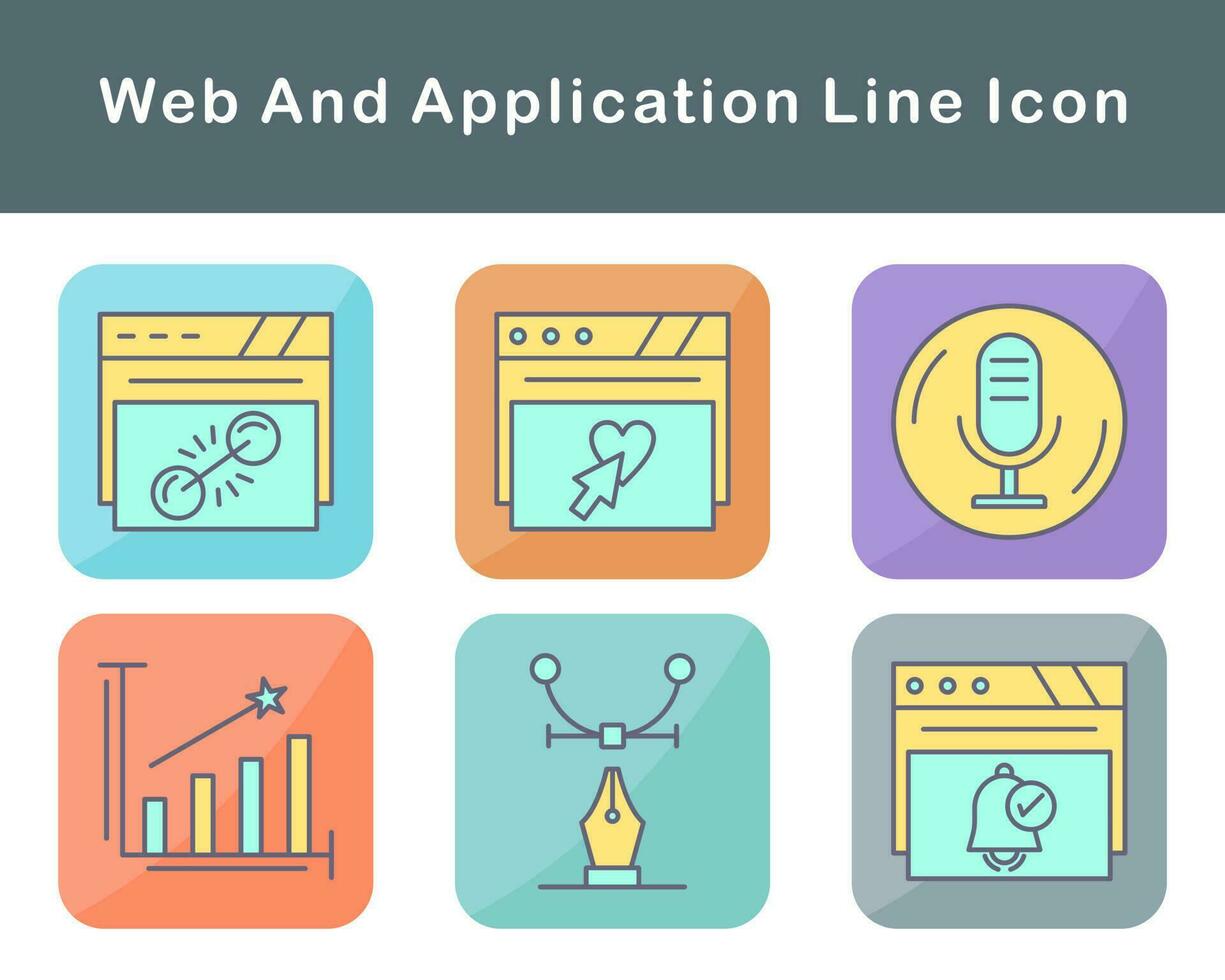 Web And Application Vector Icon Set