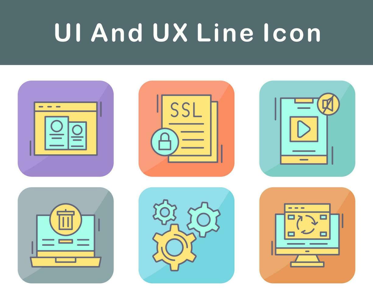 UI And UX Vector Icon Set 20650797 Vector Art at Vecteezy