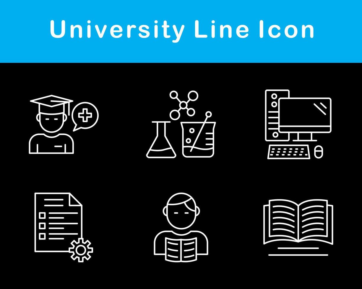 university Vector Icon Set