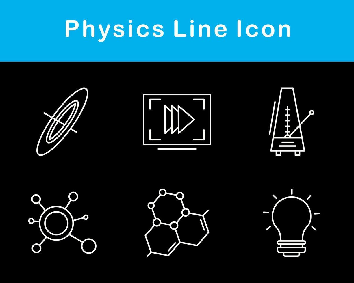 Physics Vector Icon Set