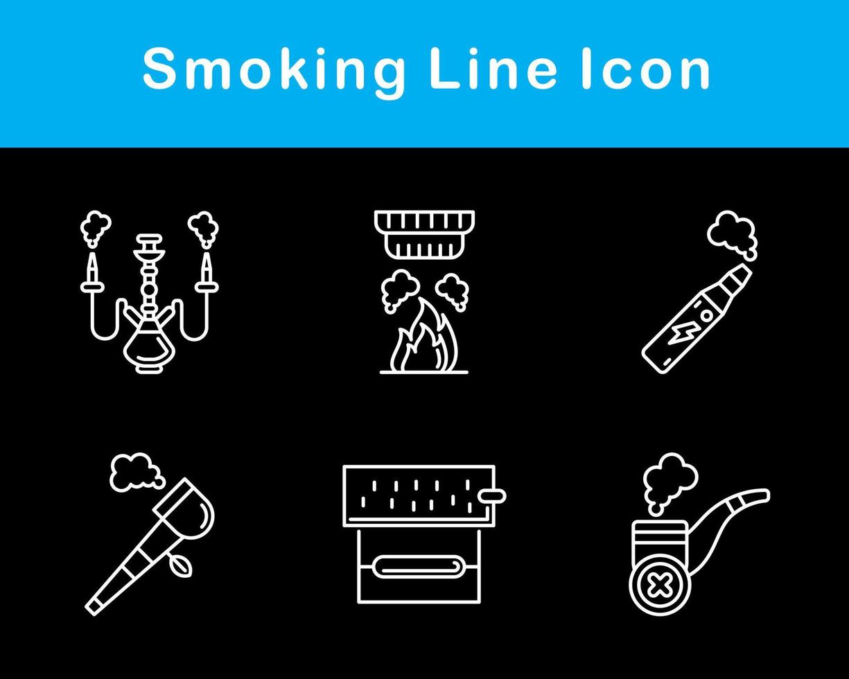 Smoking Vector Icon Set