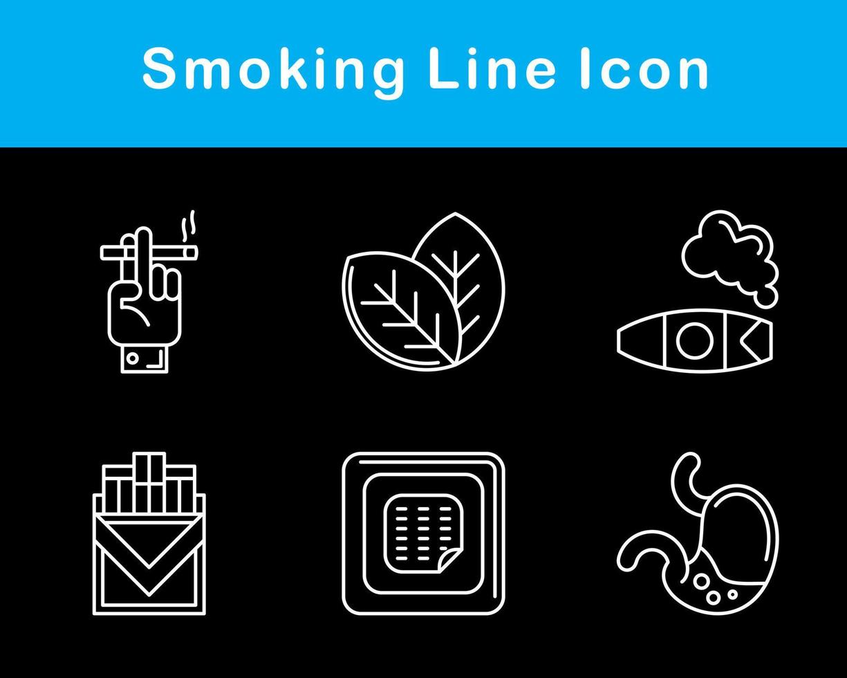 Smoking Vector Icon Set