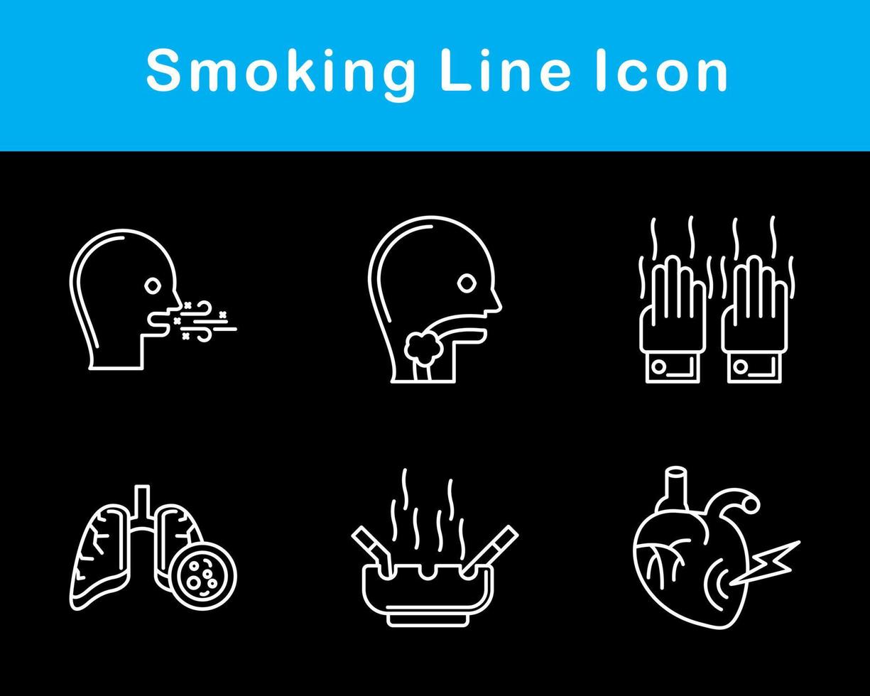 Smoking Vector Icon Set