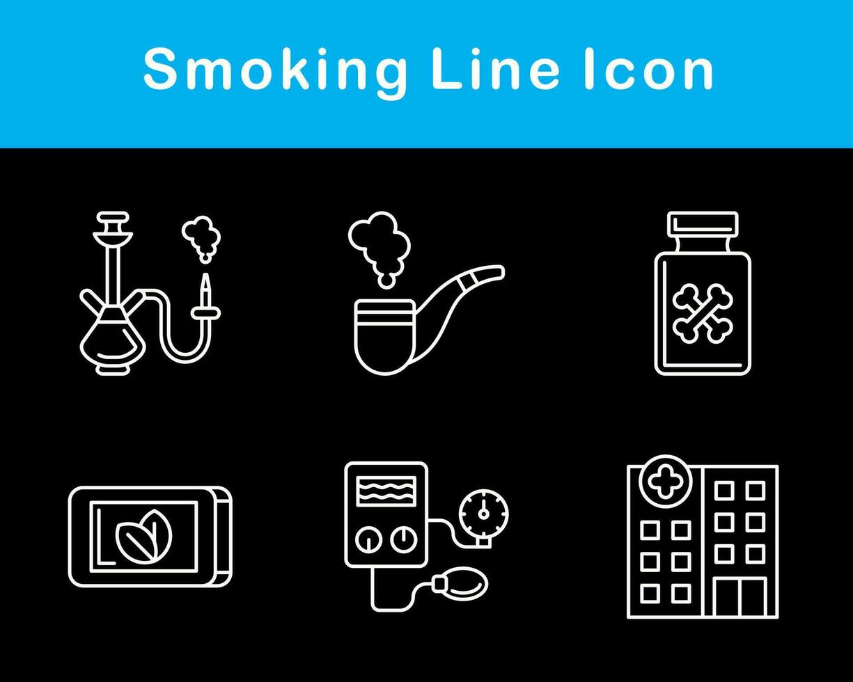Smoking Vector Icon Set
