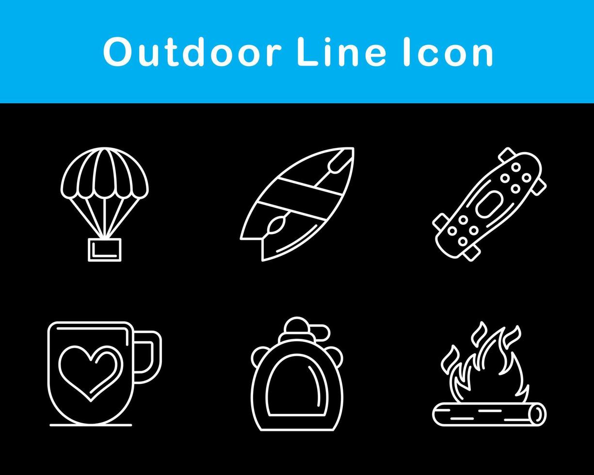 Outdoor Vector Icon Set