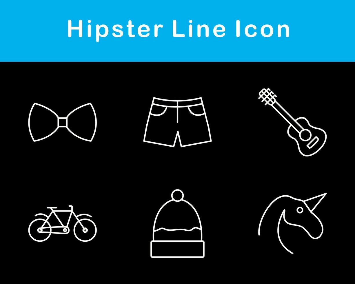 Hipster Vector Icon Set