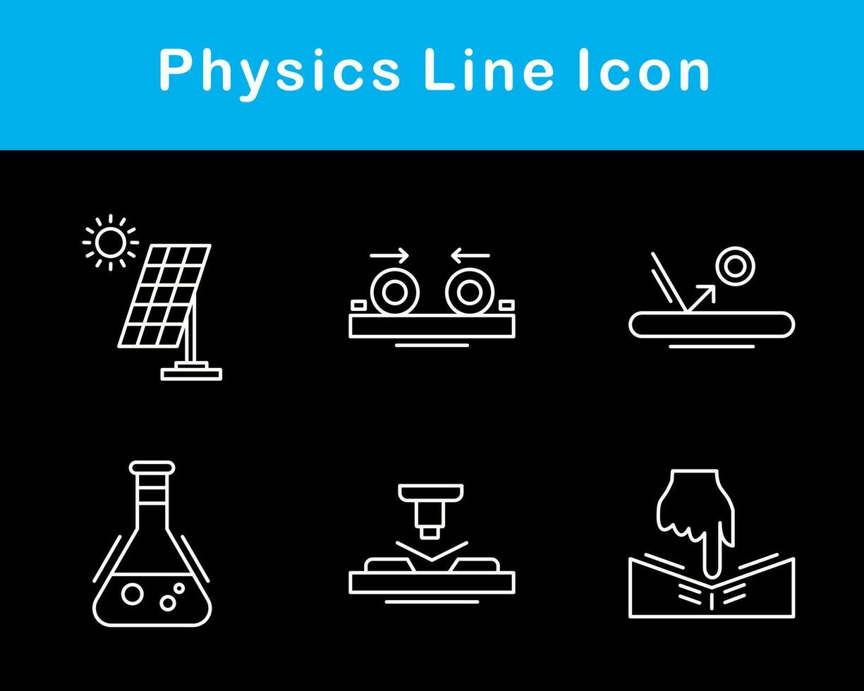 Physics Vector Icon Set