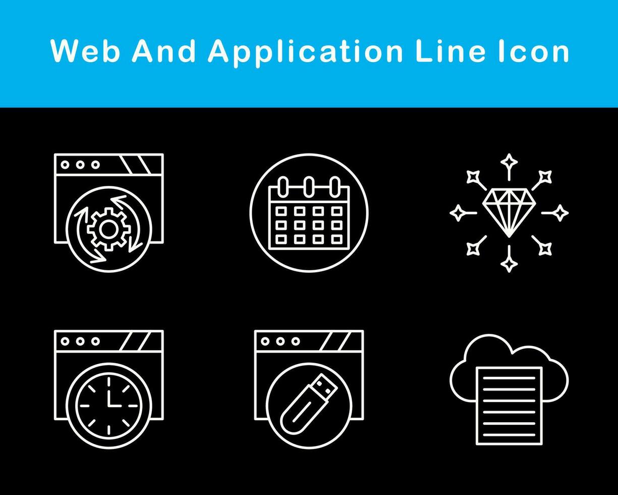 Web And Application Vector Icon Set
