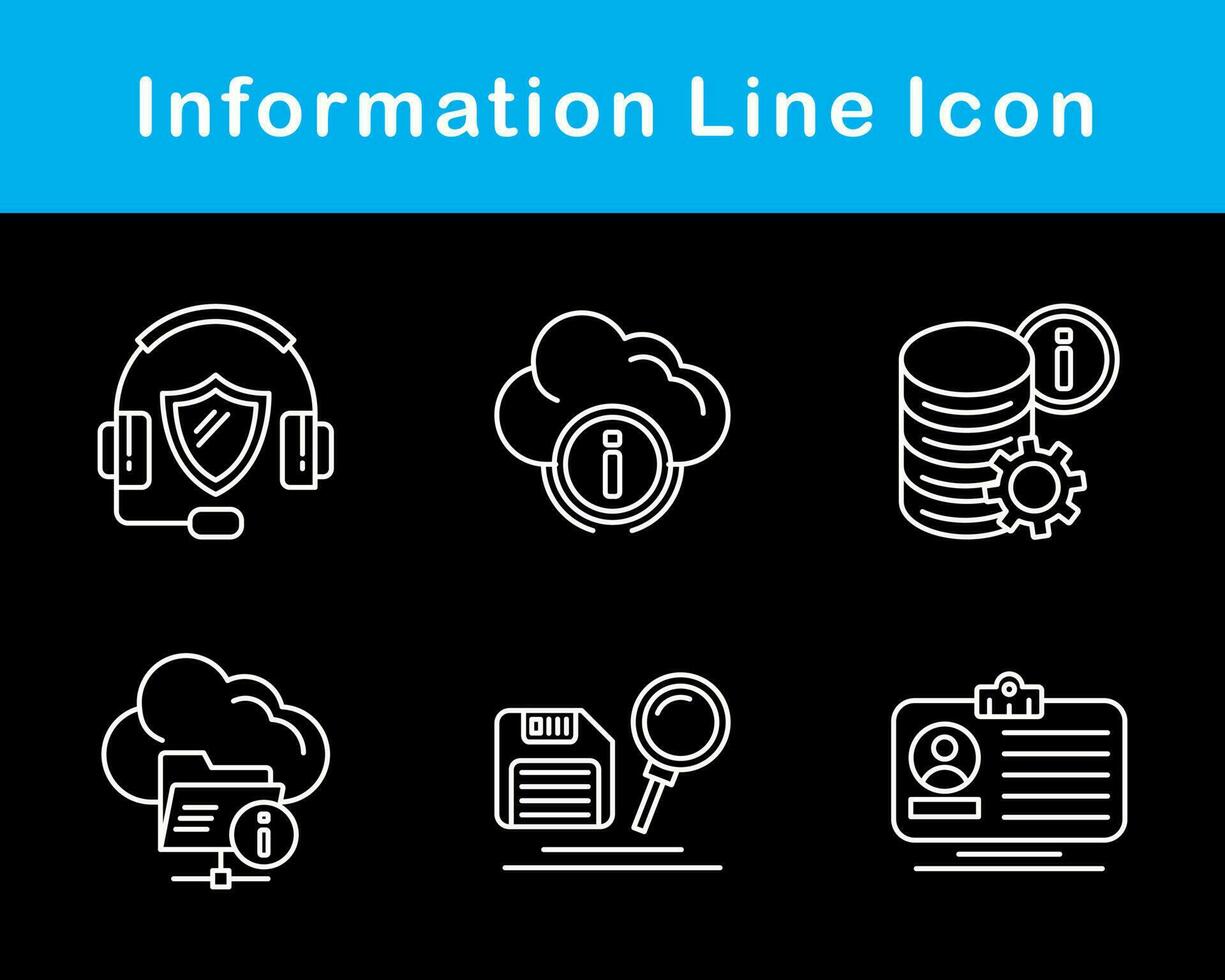 Information Vector Icon Set