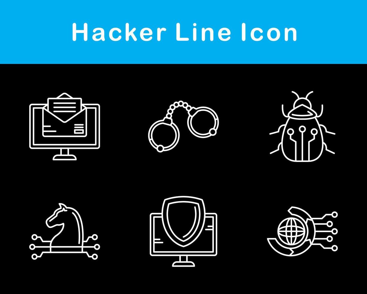 Hacker Vector Icon Set