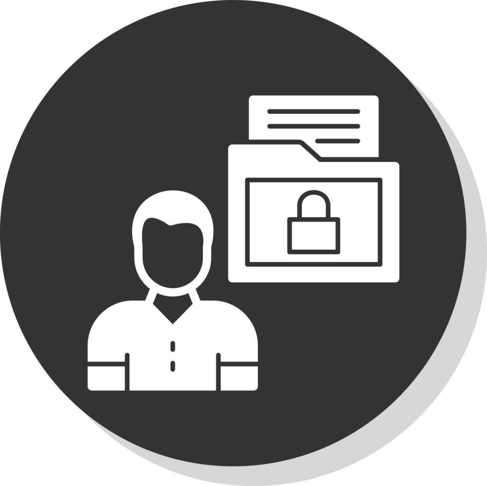 Sensitive Personal Data Vector Icon Design
