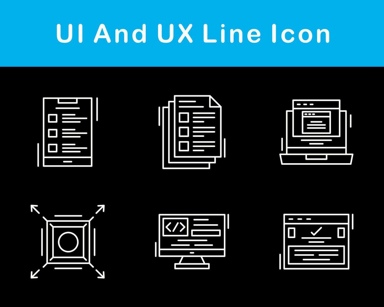 UI And UX Vector Icon Set 20651627 Vector Art at Vecteezy