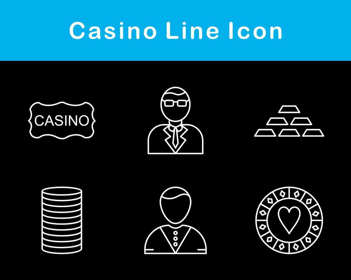 Casino Vector Icon Set