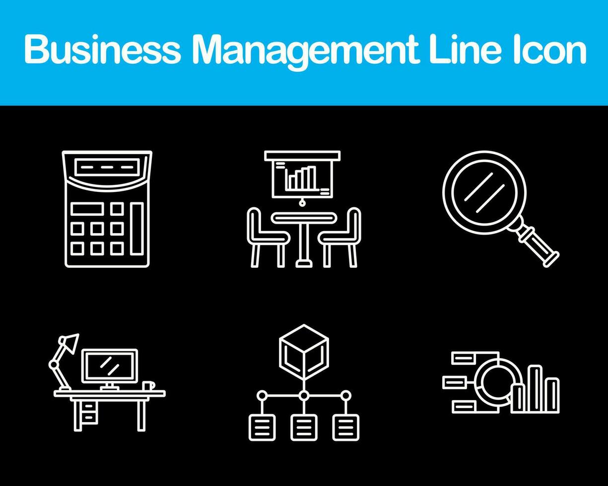 Business Management Vector Icon Set