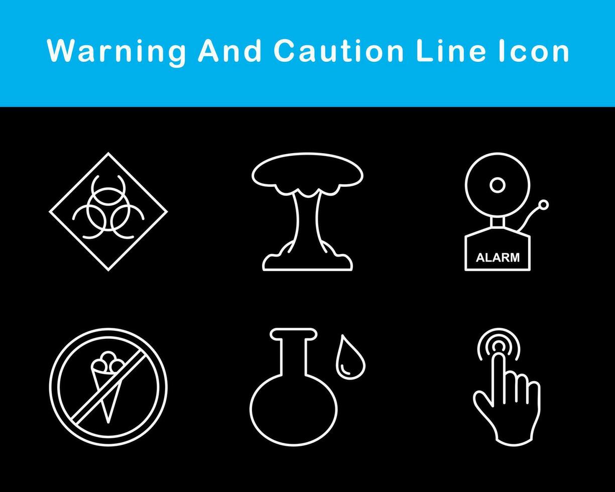 Warning And Caution Vector Icon Set