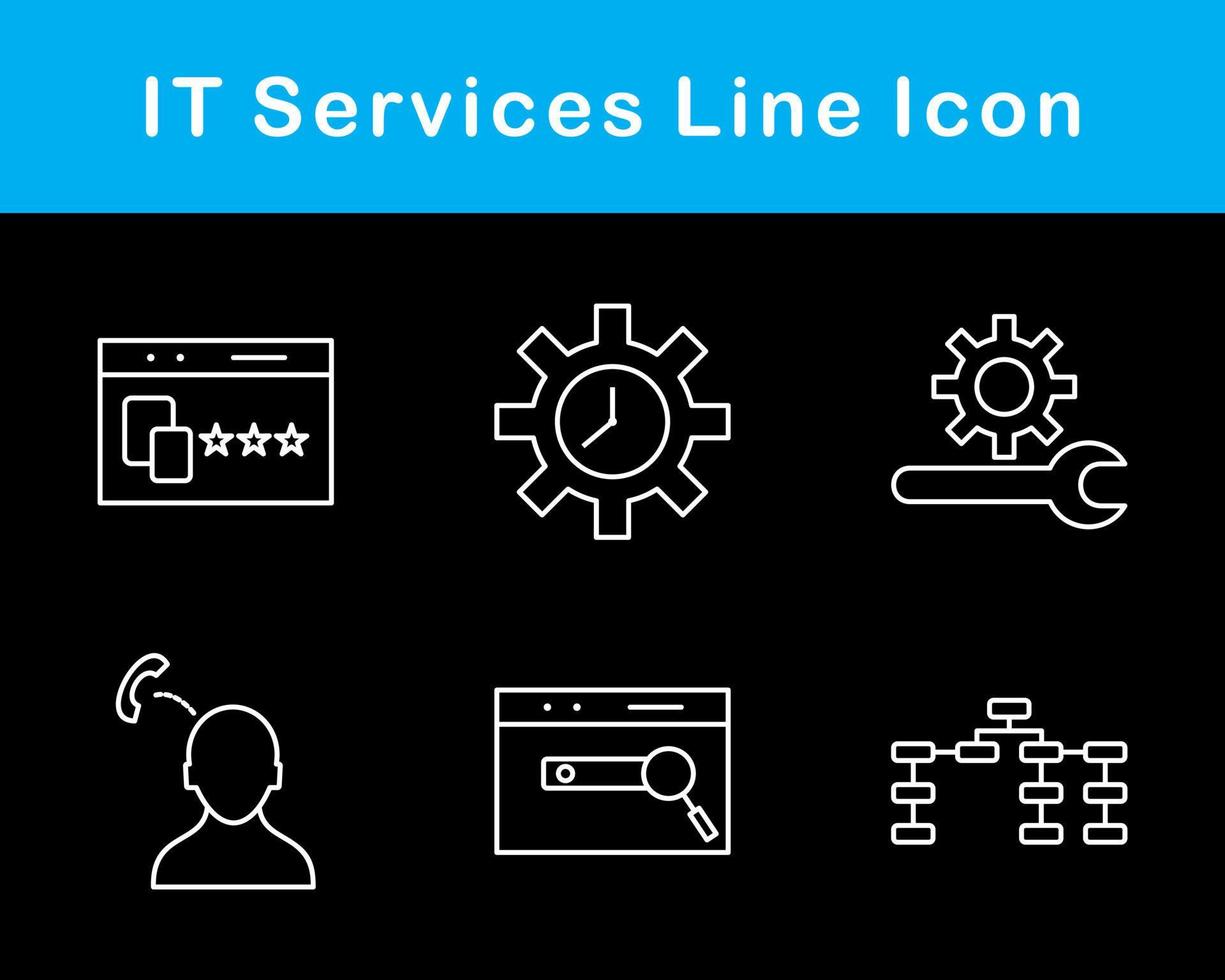 IT Services Vector Icon Set