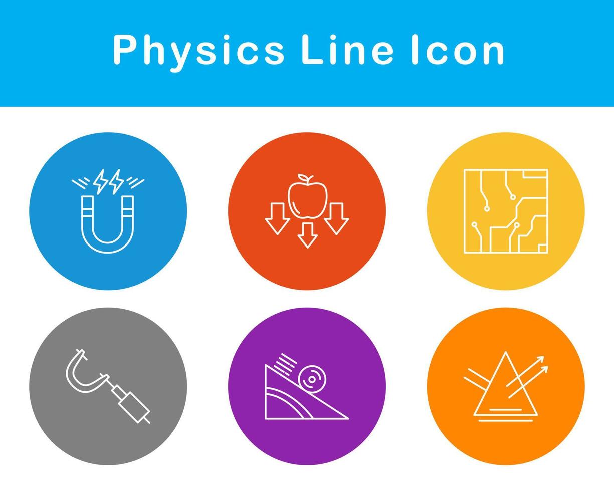 Physics Vector Icon Set