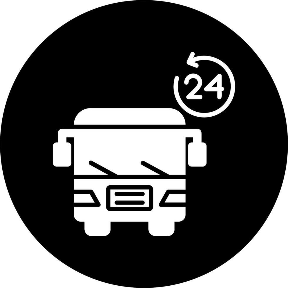 icono de vector de bus