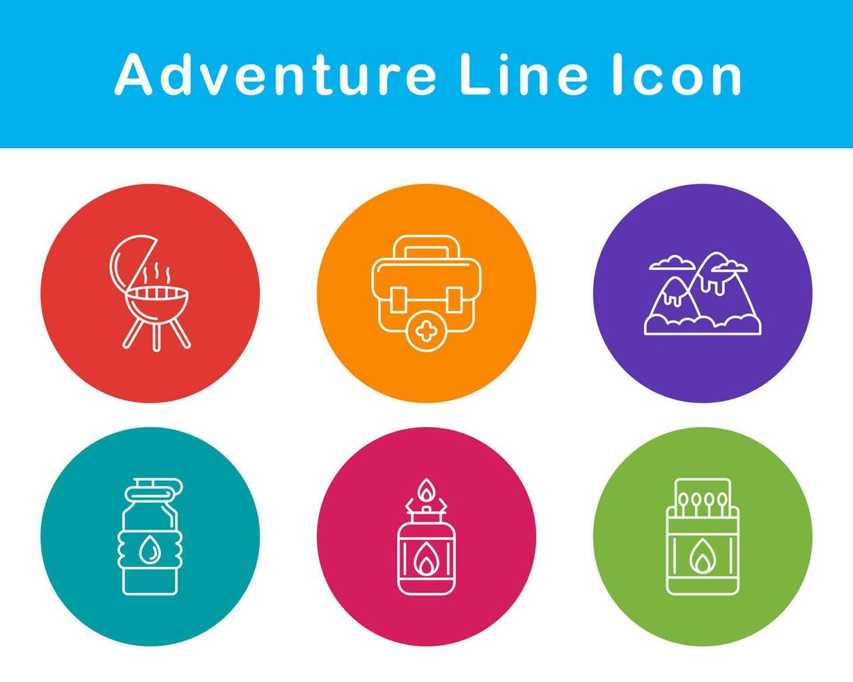Adventure Vector Icon Set