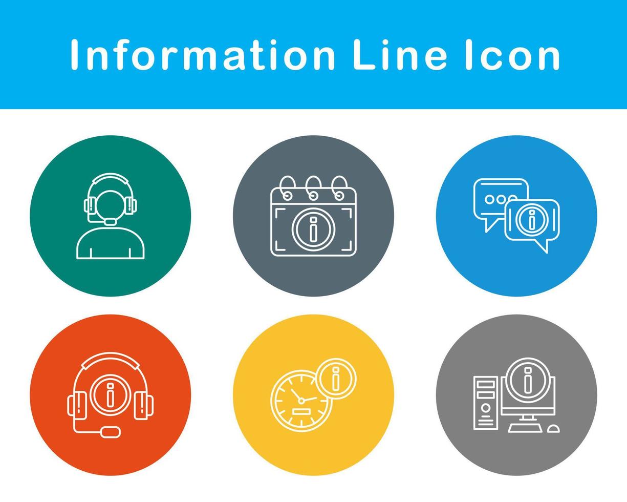 Information Vector Icon Set