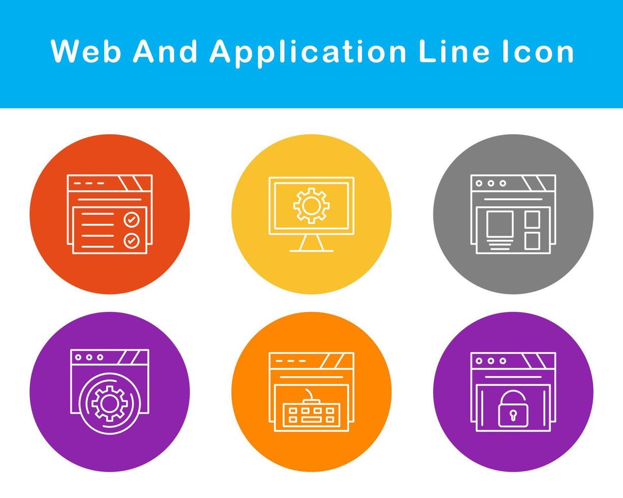 Web And Application Vector Icon Set