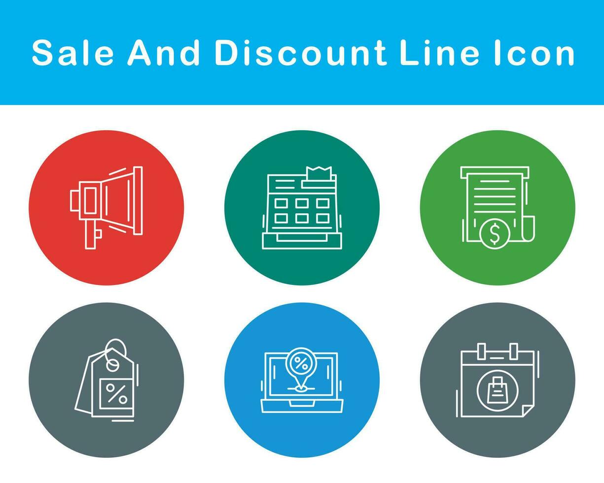 Sale And Discount Vector Icon Set