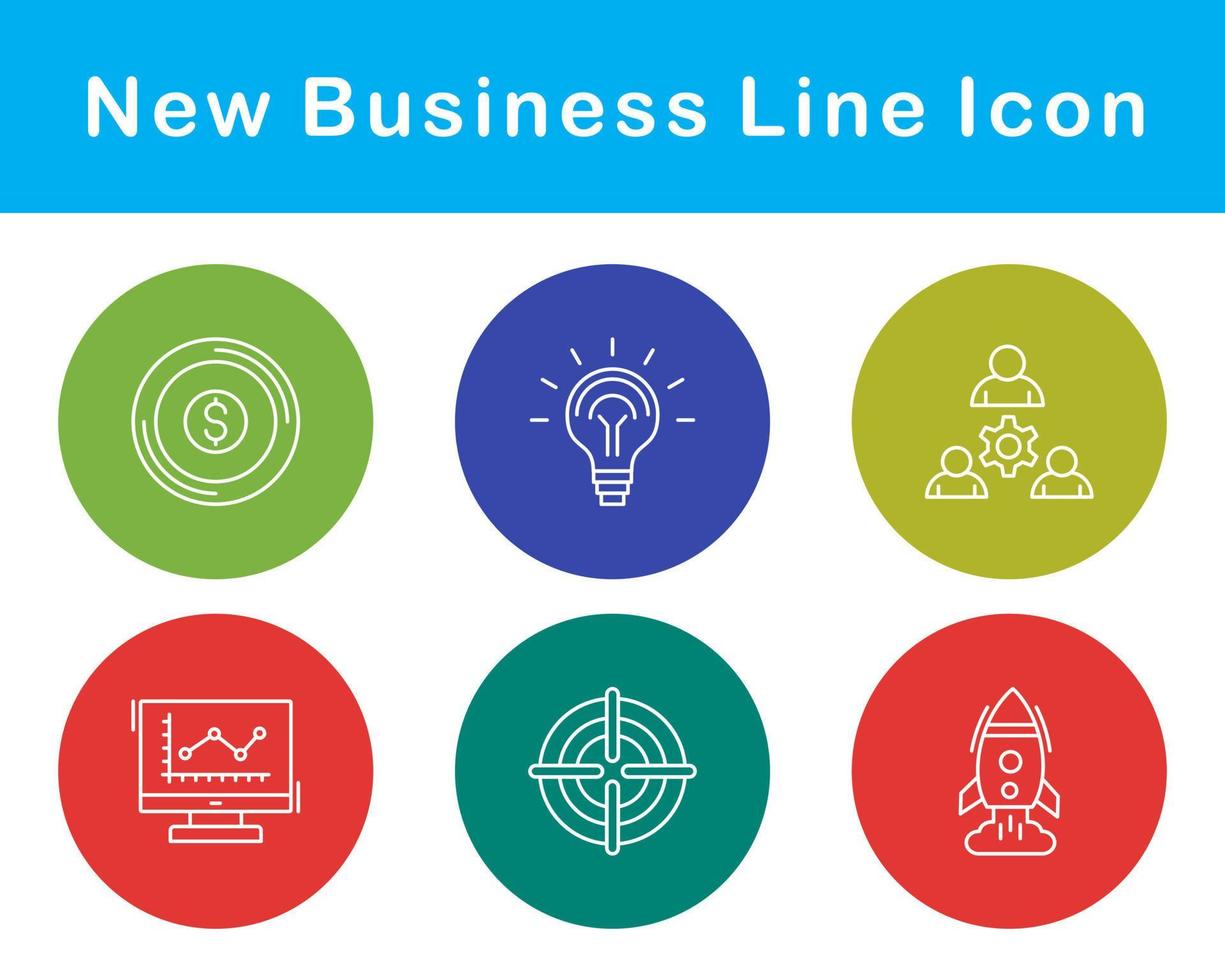 New Business Vector Icon Set