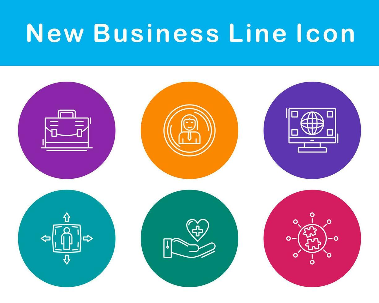 New Business Vector Icon Set