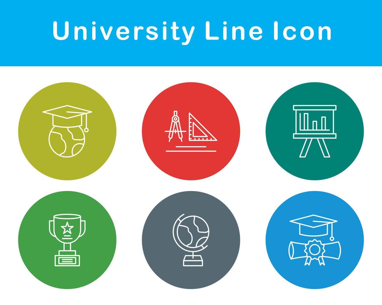 university Vector Icon Set
