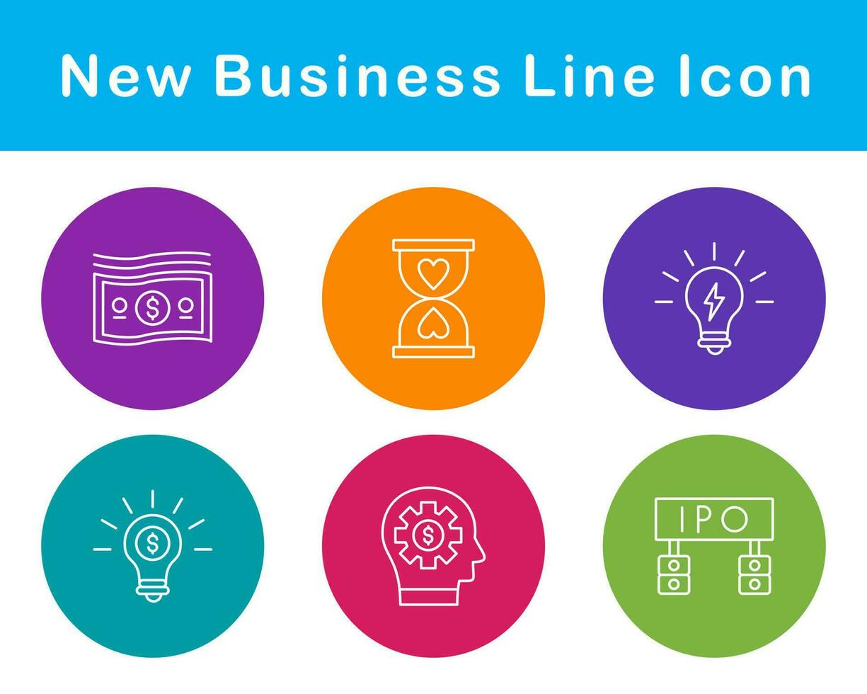 New Business Vector Icon Set