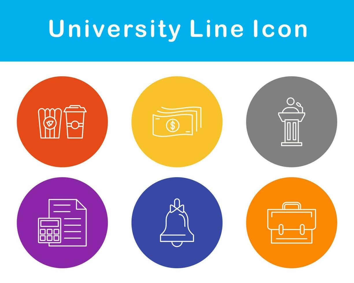 university Vector Icon Set