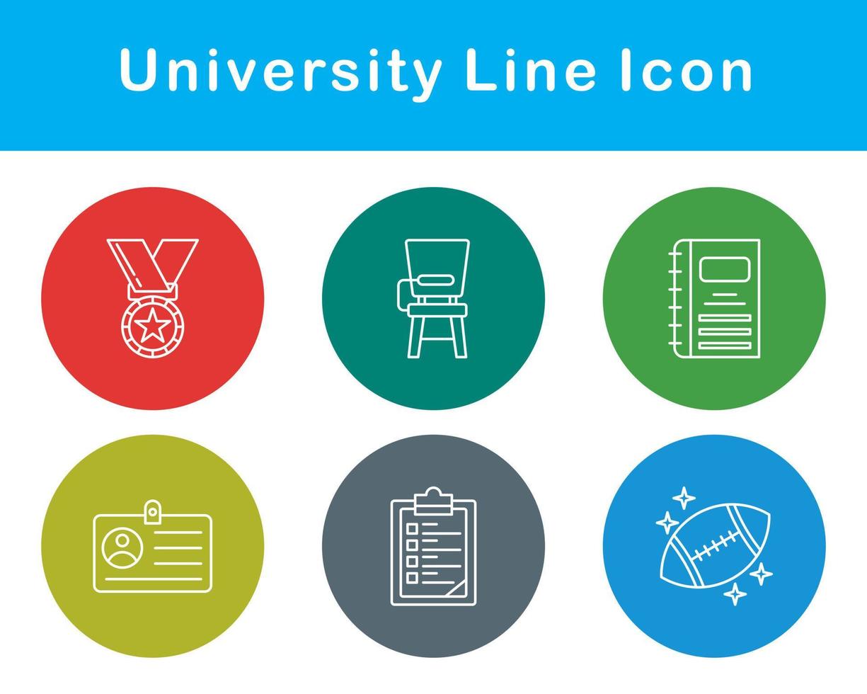 university Vector Icon Set